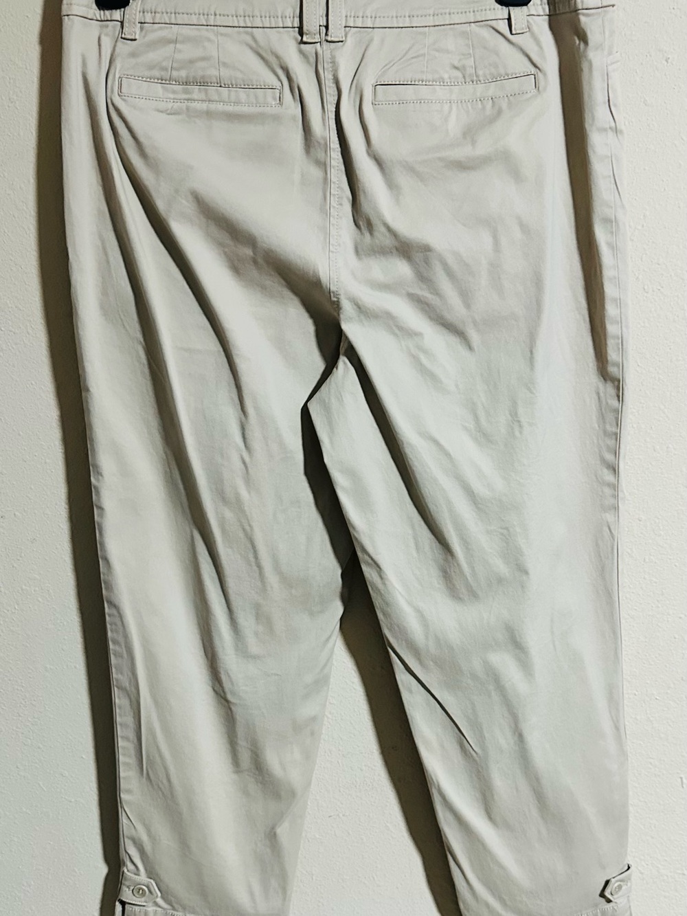 Talbots The Perfect Crop Pant- Khaki - Picture 4 of 8
